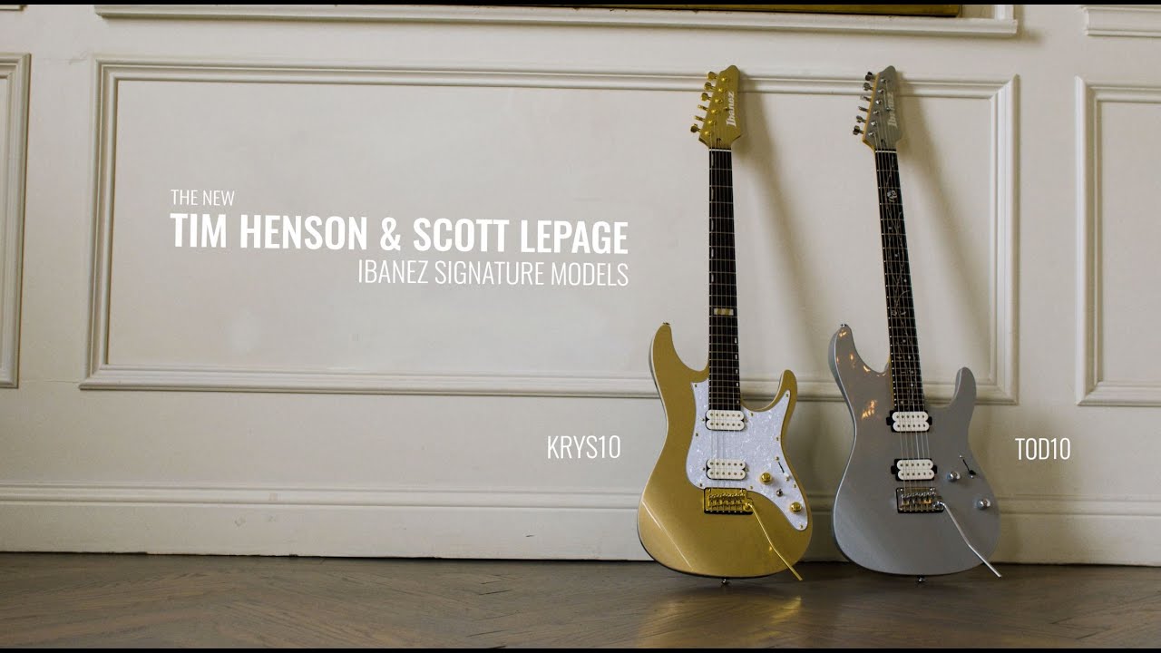Tim Henson & Scottie LePage Signature Ibanez Guitars - YouTube