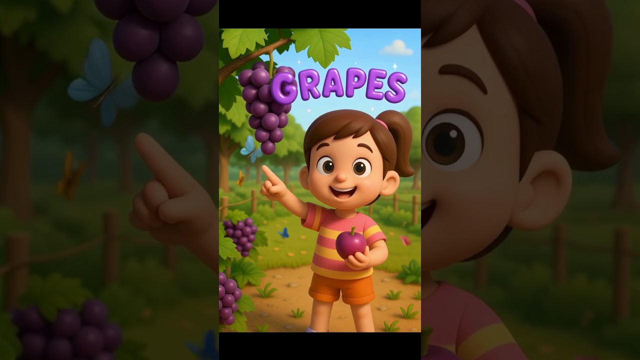 Fruit song spelling for kids