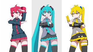 Download lagu Miku, Teto & Neru - Trio Song mp3
