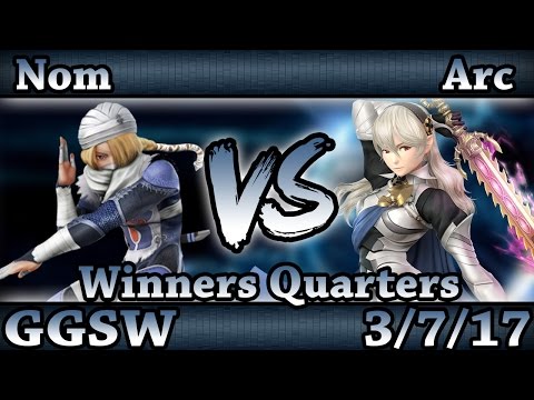 GGSW 22 - Nom (Sheik) Vs. Arc (Corrin) Smash Wii U Winners Quarters - Smash 4