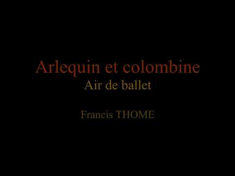 Francis THOME :  Arlequin et colombine 「アルルカンとコロンビーヌ」