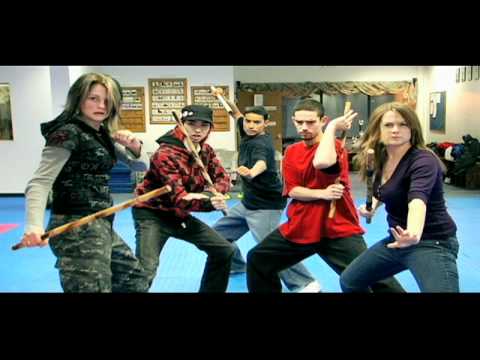 Jackie Chan-style fight scene