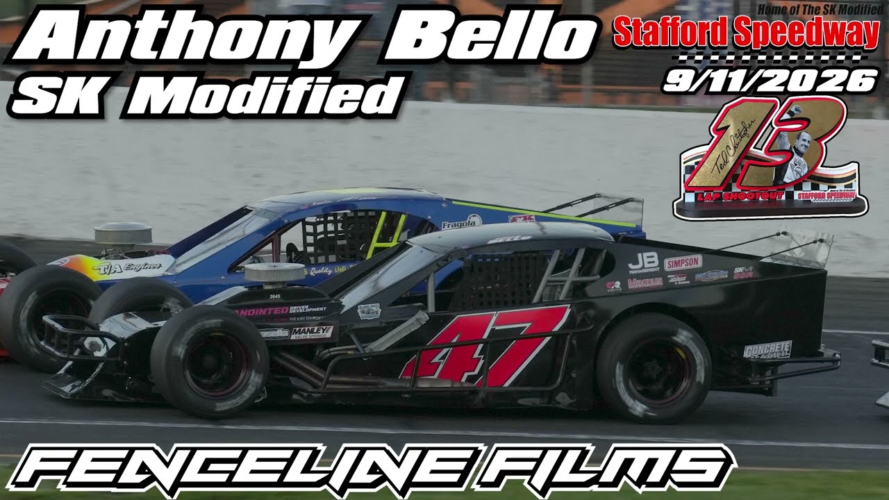 Anthony Bello SK Modified Shootout at Stafford Speedway