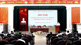 Đảng ủy phường Tam Điệp tổ chức Hội nghị giao ban đánh giá tình hình kết quả thực hiện công tác tháng 11, triển khai nhiệm vụ công tác tháng 12 năm 2025