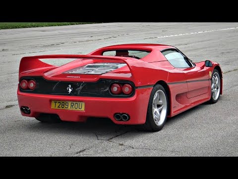 Ferrari F50 vs. Porsche Carrera GT vs. Maserati MC12 - Head-to-Head DRAG RACES!