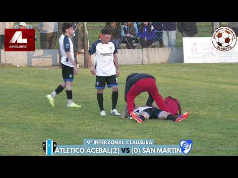 TORNEO CLAUSURA. FECHA 9*. INTERZONAL. ATLETICO ACEBAL (2)- SAN MARTIN (0)
