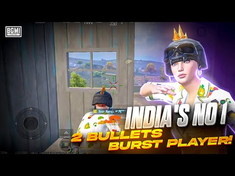 Indian Best Burst Player Is Here! 🔥Only Burst Spray￼ | BGMI🇮🇳 |
