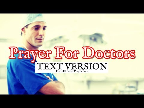 Prayer For Doctors (Text Version - No Sound) Video