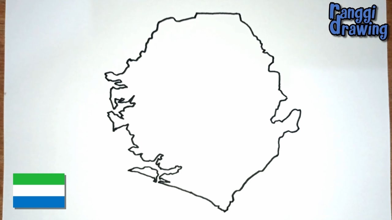 How to Draw Map of Sierra Leone