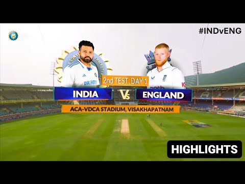 IND V ENG 2024, 2nd TEST MATCH HIGHLIGHTS | India vs England Test Match Series 2024