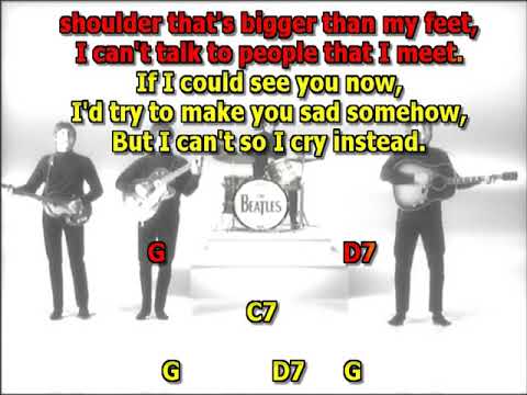 I'll Cry Instead Beatles mizo vocals lyrics chords 2020