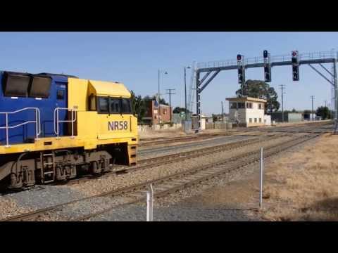 Junee Trains NR58, AN5 & NR37 with 3MB2