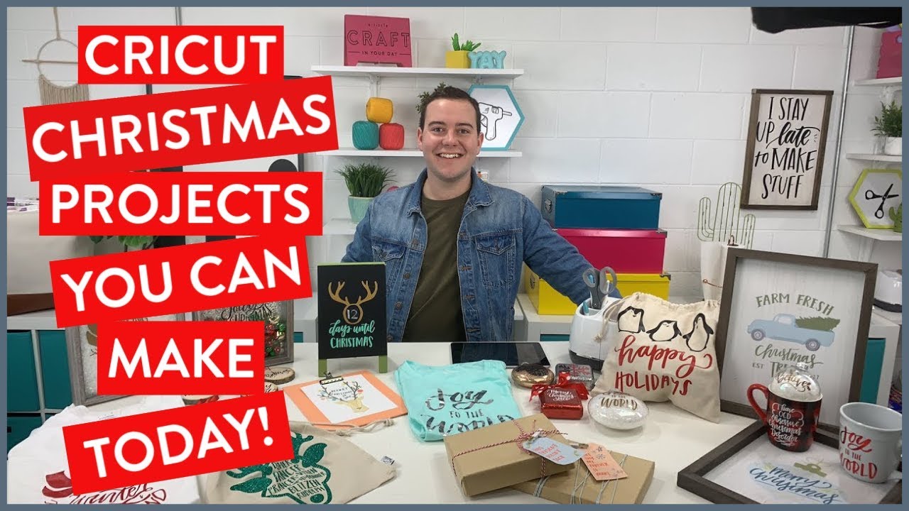 CRICUT CHRISTMAS PROJECTS YOU CAN MAKE TODAY!!