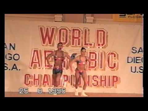 Sandra Arriagada, Jaime Salgado (Chile) - 1995 World Aerobic Championship - Top 10