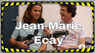 Interview Jean Marie Ecay guitare à la main au Festival Guitare Issoudun 2016