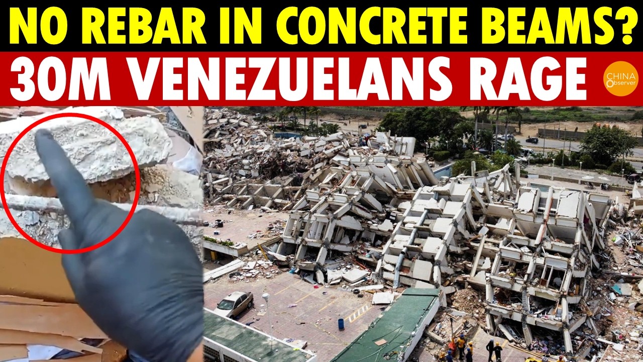 30 Million Venezuelans Furious Again: 10,000+ Chinese Homes Exposed as Tofu-Dreg With No Rebar?