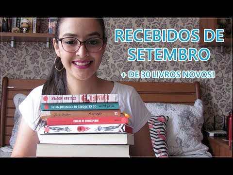 Recebidos de Setembro - Book Haul l 2018