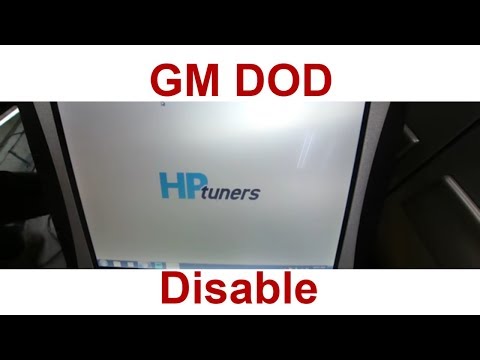 HP Tuners DOD Also Known As AFM Disable In PCM
