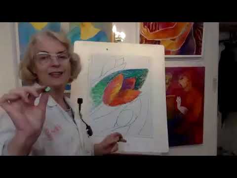 [Alina Witwitzka] Teckningskurs. Fetpastell  #alinawitwitzka #kurs #fetpastell #oilpastel