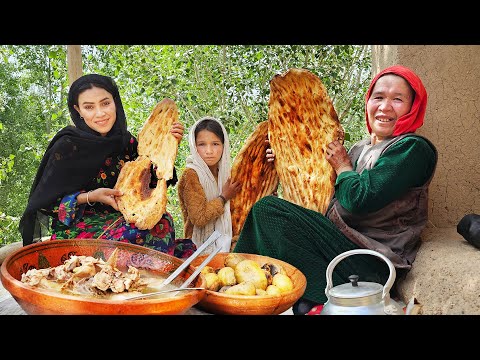 Village-Style Chicken Soup in Afghanistan!! Simple But SO Good