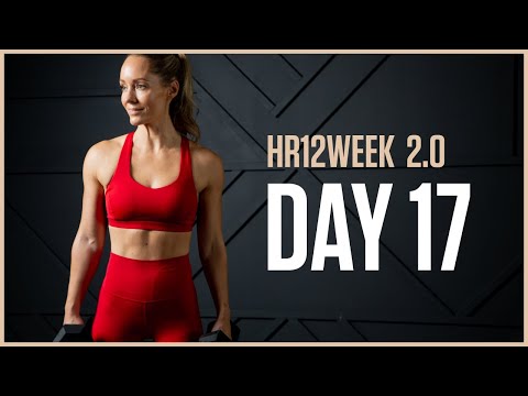 40 MIN Brutal LEG STRENGTH Workout // Day 17 HR12WEEK 2.0