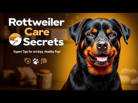 Rottweiler Care Secrets | Expert Tips for a Happy, Healthy Pup!