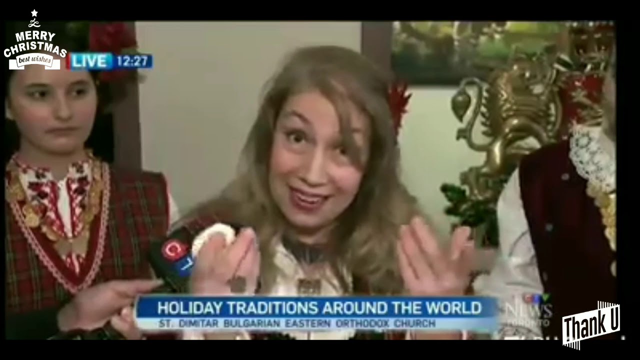 Canadian CTV News' story about Christmas traditions in Bulgaria Канада ТВ за България