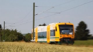 preview picture of video 'Münstertalbahn Regioshuttle Bad Krozingen - Münstertal'