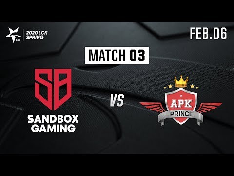SB vs APK | Match03 H/L 02.06 | 2020 LCK Spring