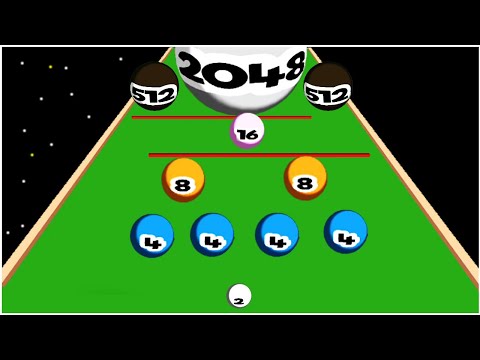 Runner Merge Balls 2048 - Gameplay Walkthrough - Max Levels (Lvl 25-50)