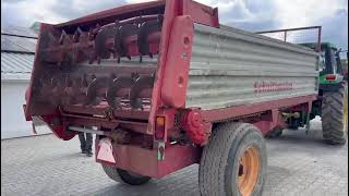 Schuitemaker trágyaszóró - 8 tonnás kapacitás, új láncok és lécek
