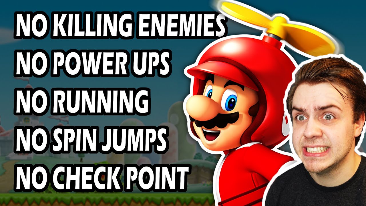 The HARDEST New Super Mario Bros Wii Challenge - Infinite Bits