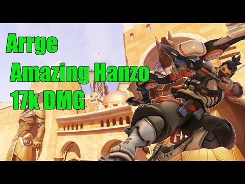 Arrge Amazing Hanzo 17k DMG POTG - Grand Master Gameplay Overwatch Season 15