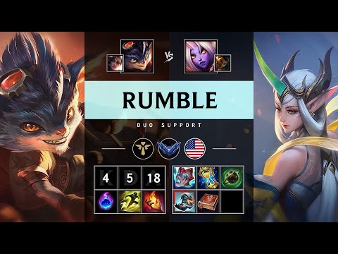 Rumble Support vs Soraka - NA Diamond Patch 25.13