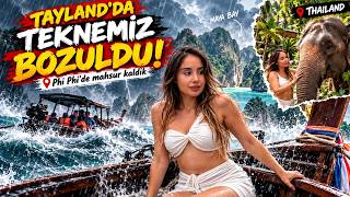 TAYLAND'DA DENİZİN ORTASINDA MAHSUR KALDIK! 😱 | Phi Phi Adaları & Maya Bay