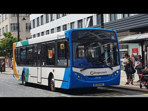 Journey on Route E6 | NK09EWC/39730 - Stagecoach North East: MAN 14.240LF/ADL Enviro 200