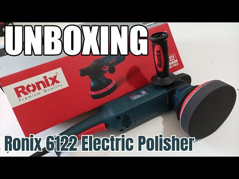 Unboxing Ronix 6122 🔧New Launch in Brazil 🚀 1200W Dual Electric Polisher (150mm) Quick Review #tools