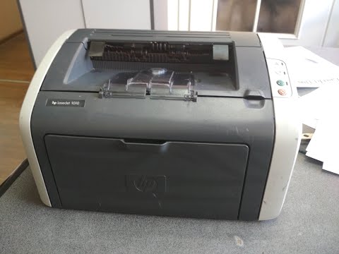 Принтер HP LaserJet 1010/1015 замятие при печати - ремонт печки, замена термопленки