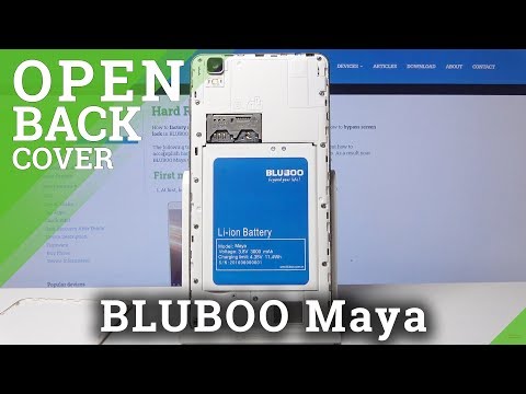 How to Open Back Cover in BLUBOO Maya – Soft Reset / Remove Battery