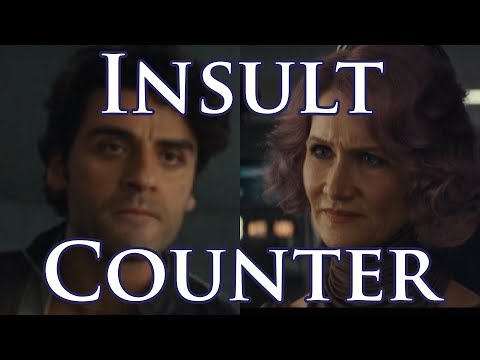 Every time Poe and Holdo insult each other (in chronological order)