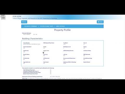 DOB NOW: Build – How to Navigate the Public Portal