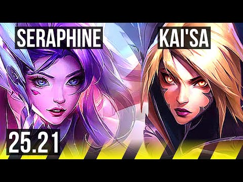 SERAPHINE & Shen vs KAI'SA & Alistar (ADC) | Legendary | KR Master | 25.21
