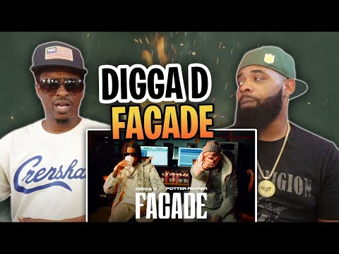 AMERICAN RAPPER REACTS TO -Digga D ft. @PotterPayperTV - Facade (Official Video)