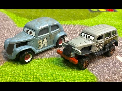 Disney Cars 3 Toys Custom DiY How to Make River Scott out of Matchbox Jungle Crawler - Car Toys kids