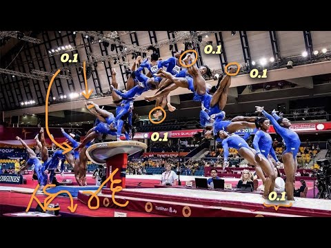 Simone Biles 2018 Vaults Execution Breakdown 4 | Gymnastics Scoring