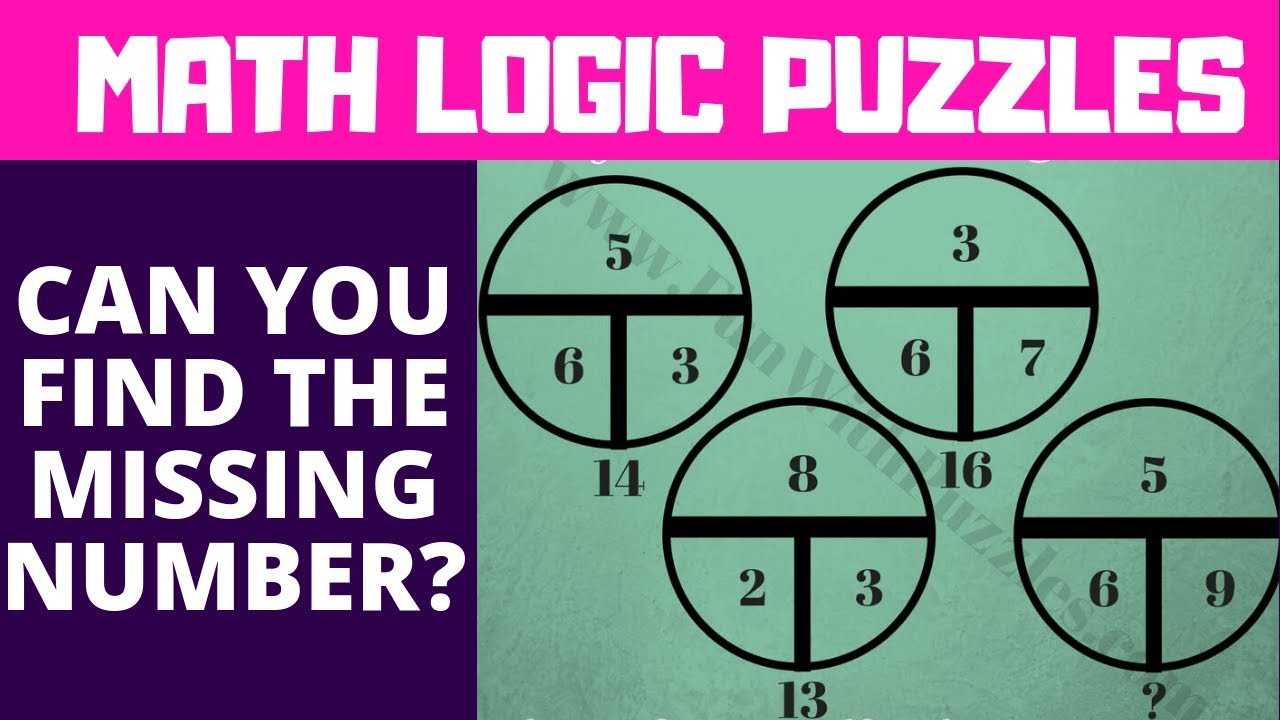 Reasoning Missing Number Picture Puzzles | Math Brain Teasers Riddles