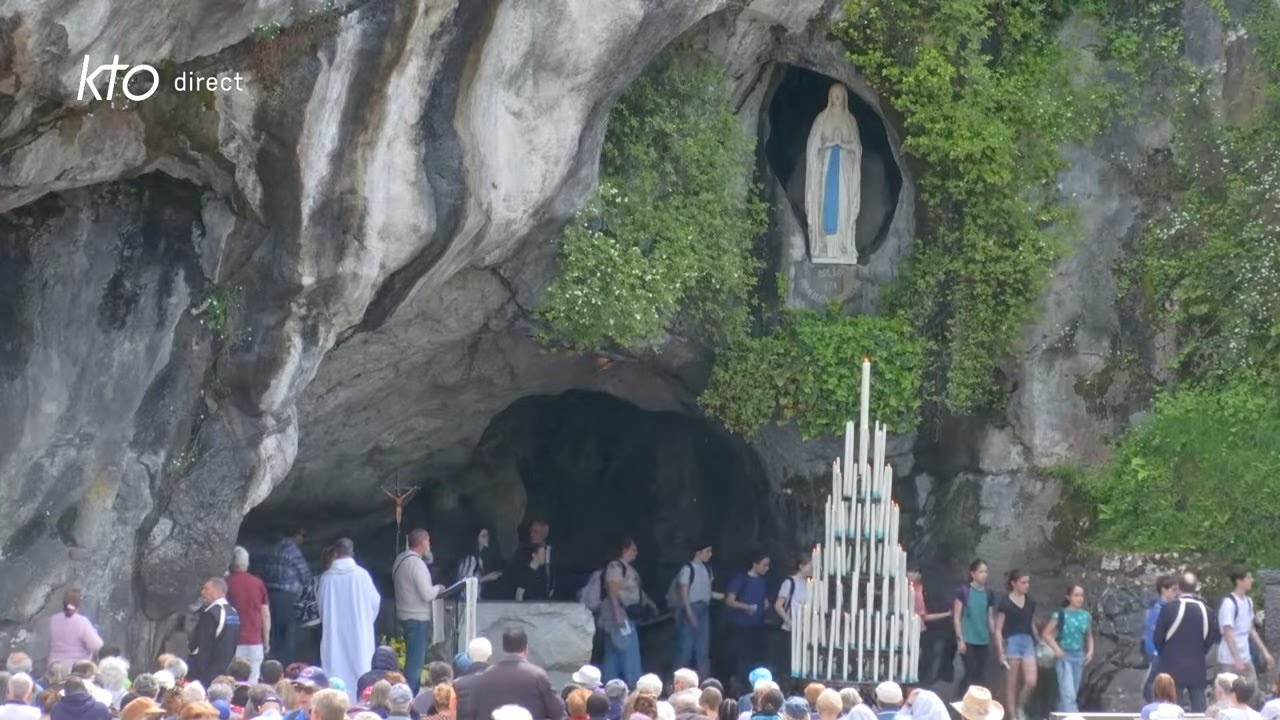 Chapelet du 28 avril 2025 à Lourdes