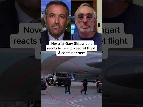 Novelist Gary Shteyngart reacts to Trump's secret flight & container ruse