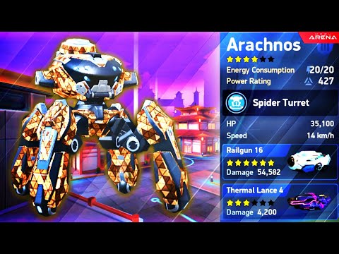 ⚡arachnos mech unlocked🌟 | gameplay with railgun | Neo hokkaido map