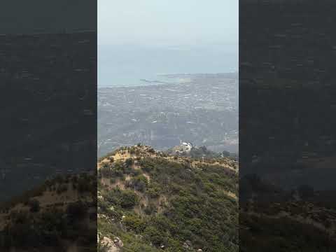 Santa Barbara coastline panoramic views, from Flores Peak